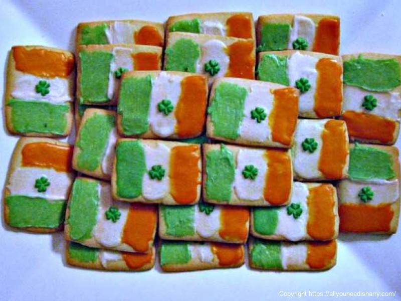 Irish Flag Cookies