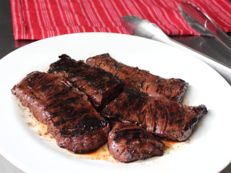 Tuscan Skirt Steak with Salsa Verde